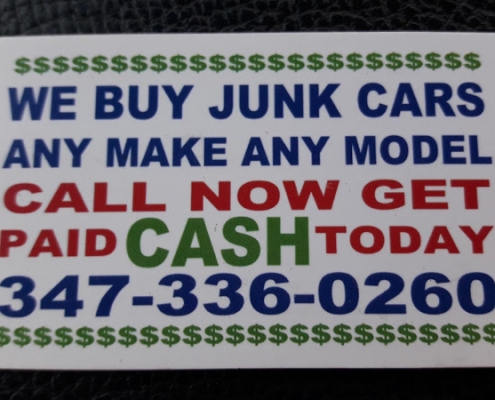 Business Card with Services And Phone Number