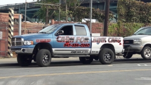 Tow truck of cash for junk cars