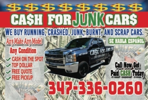 Cash for junk cars flyer
